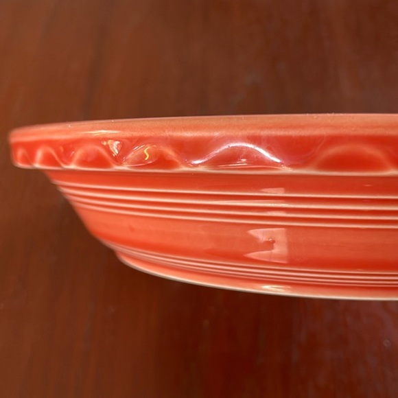 FIESTA Pie Plate Deep Dish Baker in Persimmon- Retired color! - Picture 3 of 7